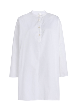 Leset Yoko Cotton Mini Tunic Dress - Moda Operandi