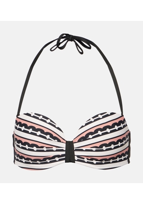 Max Mara Alaska printed bikini top
