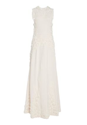 Ulla Johnson Genoveva Crochet-Trimmed Knit Maxi Dress - Moda Operandi