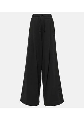 Dries Van Noten Cotton jersey wide-leg sweatpants