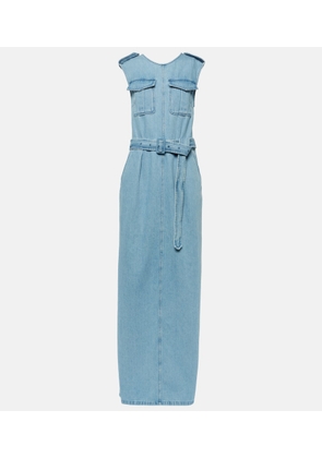 Dries Van Noten Denim maxi dress