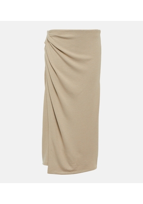 Vince Jersey wrap skirt