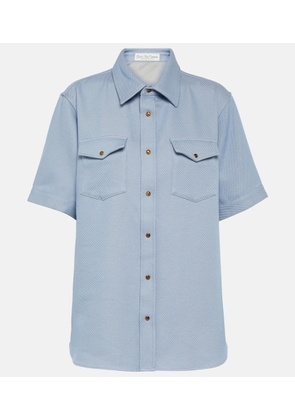 God's True Cashmere Cashmere and cotton shirt