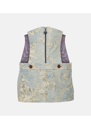 Vivienne Westwood Foam Corset cotton miniskirt