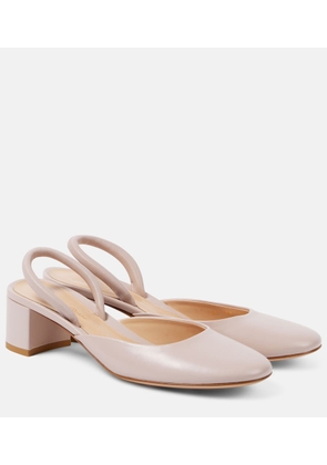 Gianvito Rossi Tivoli leather mules