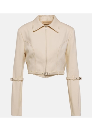 Aya Muse Tuxis cropped denim jacket