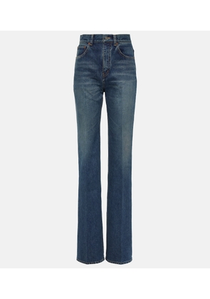 Saint Laurent Clyde high-rise straight jeans
