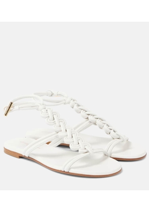 Gianvito Rossi Capua braided leather gladiator sandals