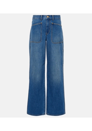 Tory Burch High-rise cargo jeans