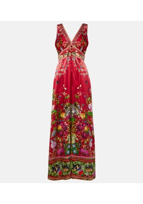 Camilla Printed silk jumpsuit