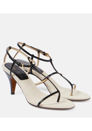 Khaite Jones leather sandals