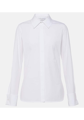 Max Mara Knut cotton-blend poplin shirt