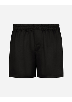 Dolce & Gabbana Shorts - Man Underwear And Loungewear Black Silk 3