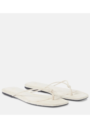 Toteme The Knot suede thong sandals