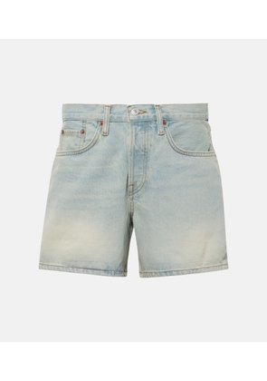 Re/Done Mid-rise denim shorts
