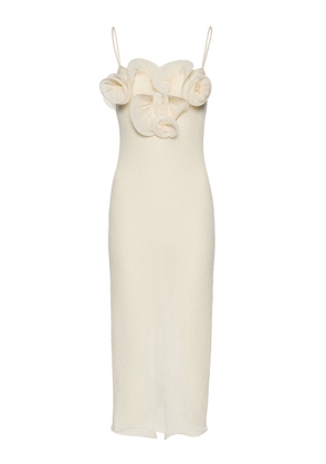 Magda Butrym Ruffled Sheath Maxi Dress - Moda Operandi
