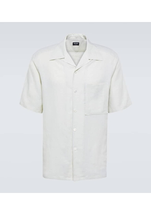 Zegna Linen bowling shirt
