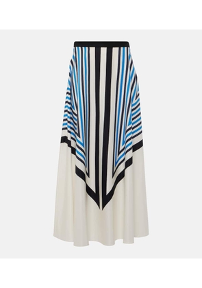 Joseph Cretto silk and cotton maxi skirt