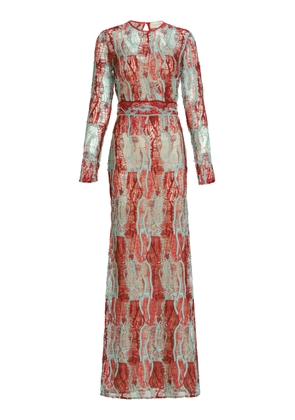 Silvia Tcherassi Barisa Guipure Lace Maxi Dress - Moda Operandi