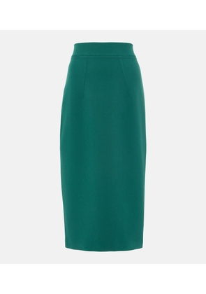 Safiyaa Hokuku crepe pencil skirt