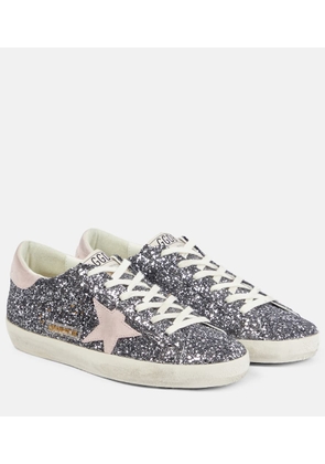 Golden Goose Super-Star glitter sneakers