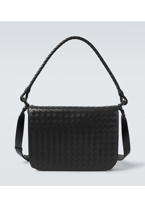 Bottega Veneta Swing Intrecciato leather messenger bag