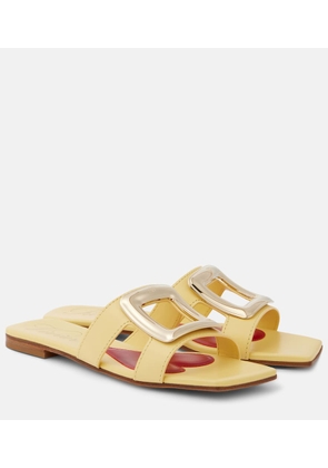 Roger Vivier Viv' By The Sea leather mules