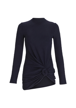 Silvia Tcherassi Celyse Wrap-Detailed Knit Top - Moda Operandi