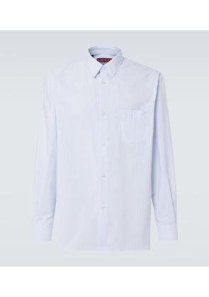 Gucci Striped cotton poplin shirt