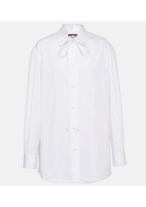 Gucci Bow-detail cotton poplin shirt