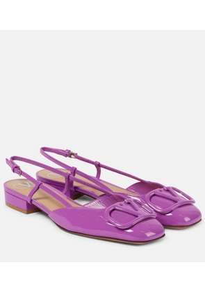 Valentino Garavani VLogo Signature patent leather flats