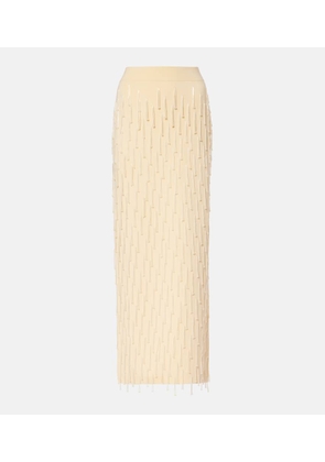 Galvan Depois embellished jersey maxi skirt