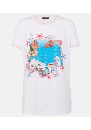 Dolce&Gabbana Capri printed cotton jersey T-shirt