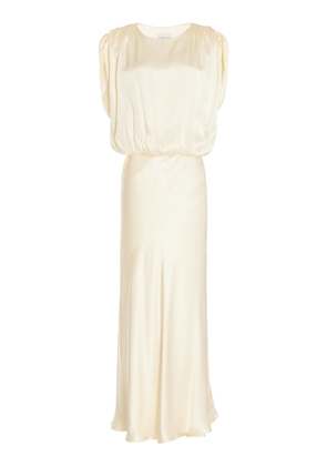 Moré Noir Victoria Satin Maxi Dress - Moda Operandi