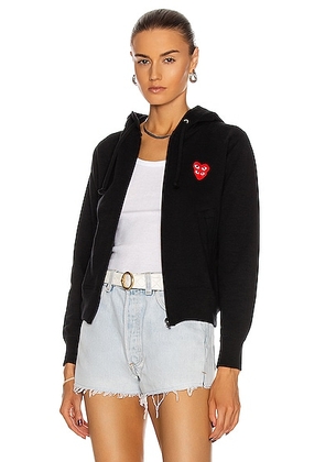 COMME des GARCONS PLAY Sweatshirt in Black - Black. Size L (also in XS, S).