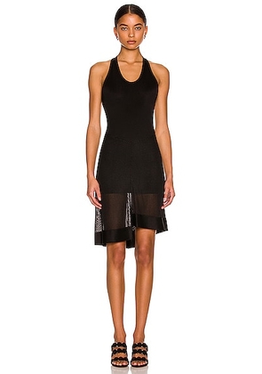 ALAÏA Edition 1986 Short Asymmetrical Dress in Noir - Black. Size 42 (also in ).
