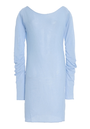 Zulu & Zephyr Exclusive Gathered Knit Mini Dress - Moda Operandi