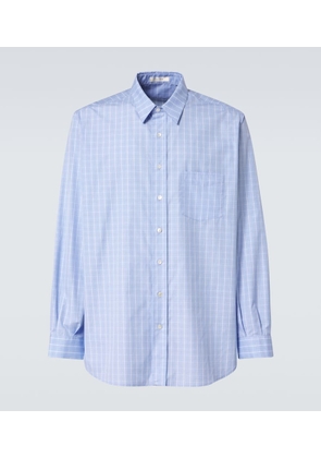 The Row Cardiff checked cotton shirt
