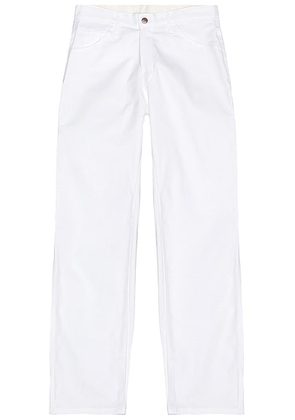 Dickies Standard Utility Painter Straight Leg Pant in White - White. Size 32x32 (also in ).