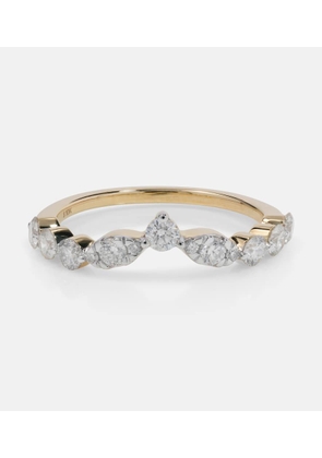 Stone and Strand Muse Tiara 10kt gold ring with diamonds