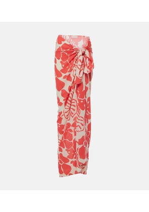 Faithfull Abaya floral beach over-up