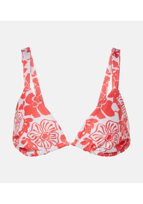 Faithfull Mary floral bikini top
