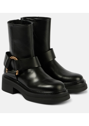 Dorothee Schumacher Chic Sophistication leather combat boots