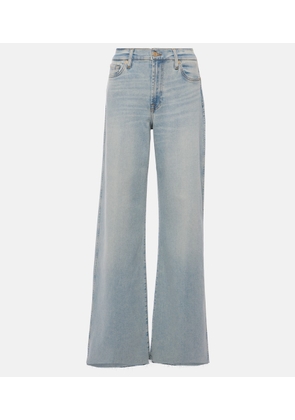 7 For All Mankind Lotta high-rise wide-leg jeans