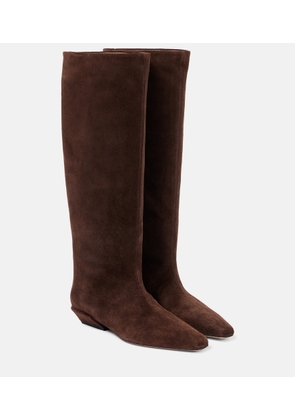 Paris Texas Bettina 25 suede knee-high boots