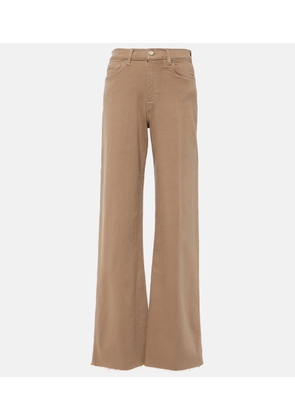7 For All Mankind Lotta high-rise wide-leg jeans