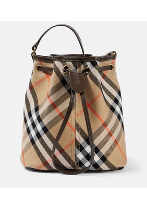 Burberry Burberry Check jacquard bucket bag