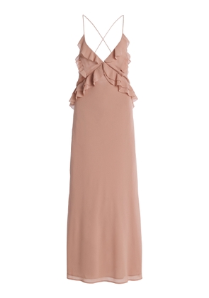 Favorite Daughter Exclusive The Who Me? Ruffled Chiffon Maxi Dress - Moda Operandi