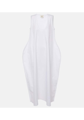 Khaite Coli cotton poplin midi dress