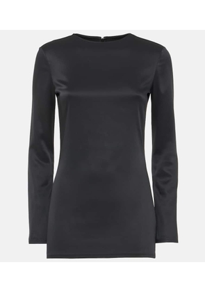 Khaite Vlad satin cady top